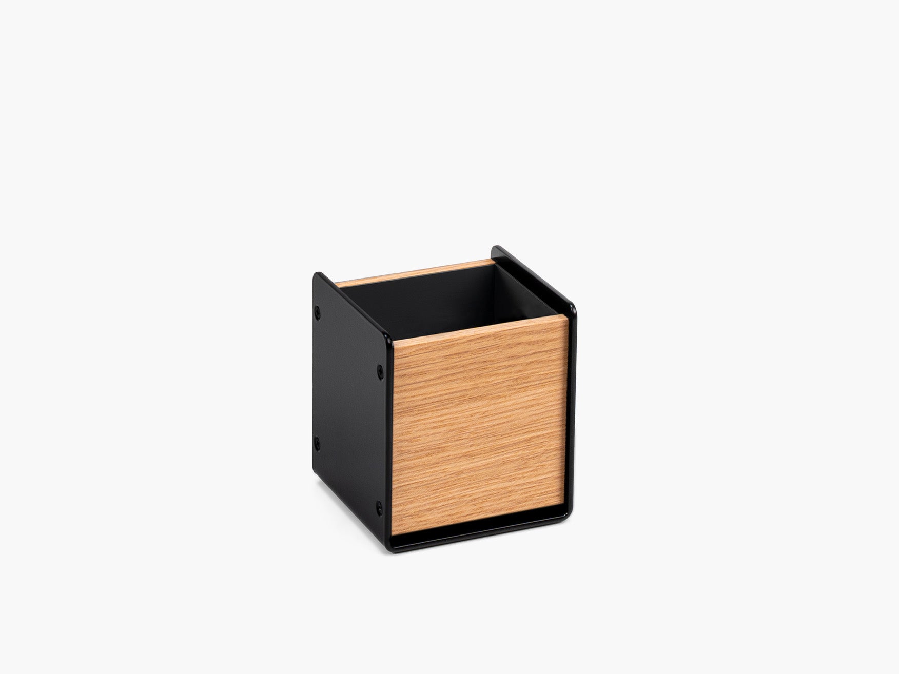 BALOLO, Planter, Übertopf, Pflanztopf, Pflanze, Zimmerpflanze, Inneneinrichtung, Büro, Home Office, Wohnzimmer, Amerikanische Eiche, Design, Deko, Dekoration, Schreibtischzubehör. Schreibtisch, Arbeitsplatz, Monitorständer, #material_Eiche