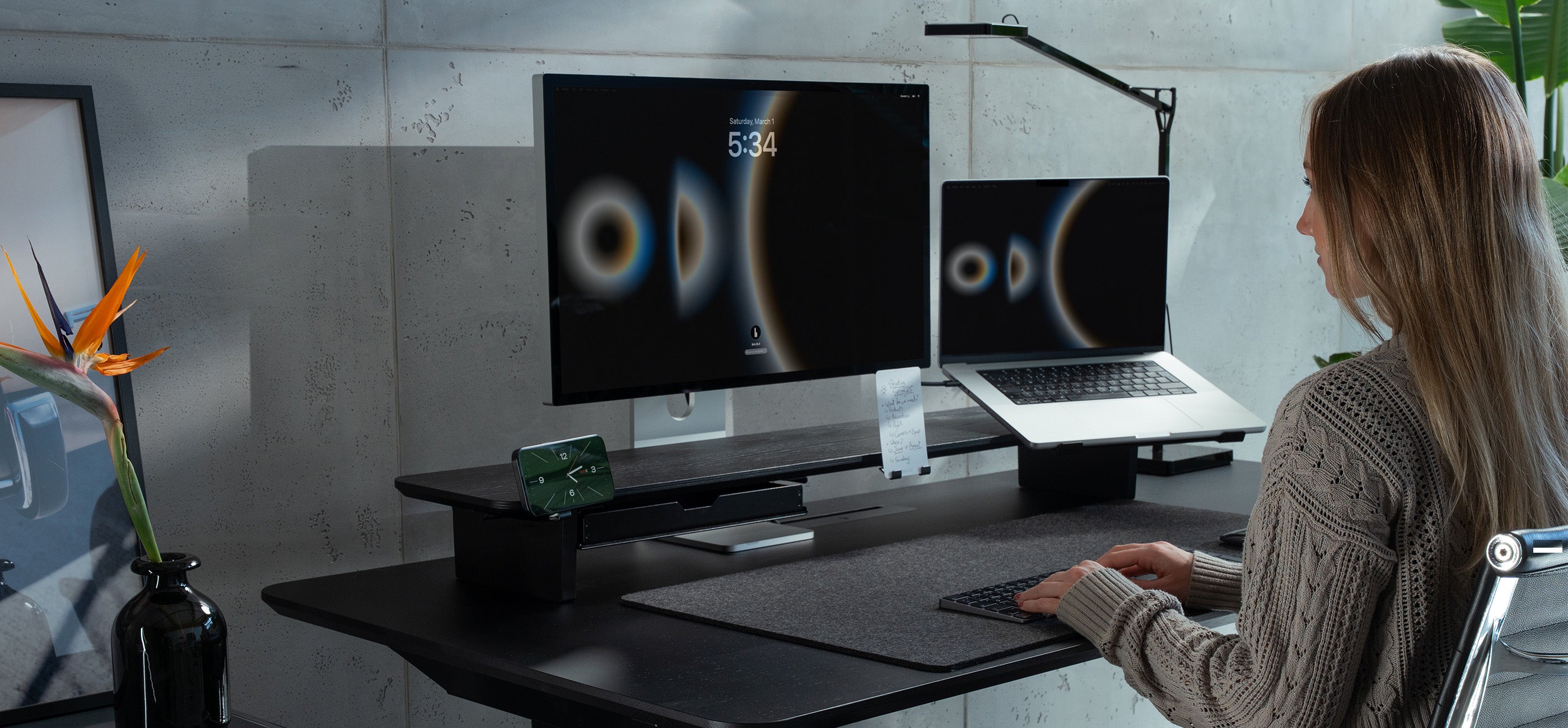 BALOLO, Setup Cockpit, Monitor Stand, Desk Shelf, Monitor Riser, Monitorständer, desk setup, desk organization, desk organizer, Schreibtisch, Schreibtischorganisation, Monitorerhöhung