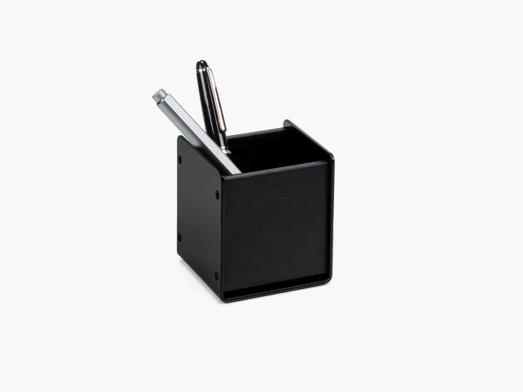 balolo, Stifthalter, Eichenholz, Stiftehalter, Schreibtischzubehör, Stiftablage, Ordnung für Schreibutensilien, Pen holder, Pen organizer, Desk accessory, Pen storage, Organization for desk utensils, office, oak, all black, #material_All Black