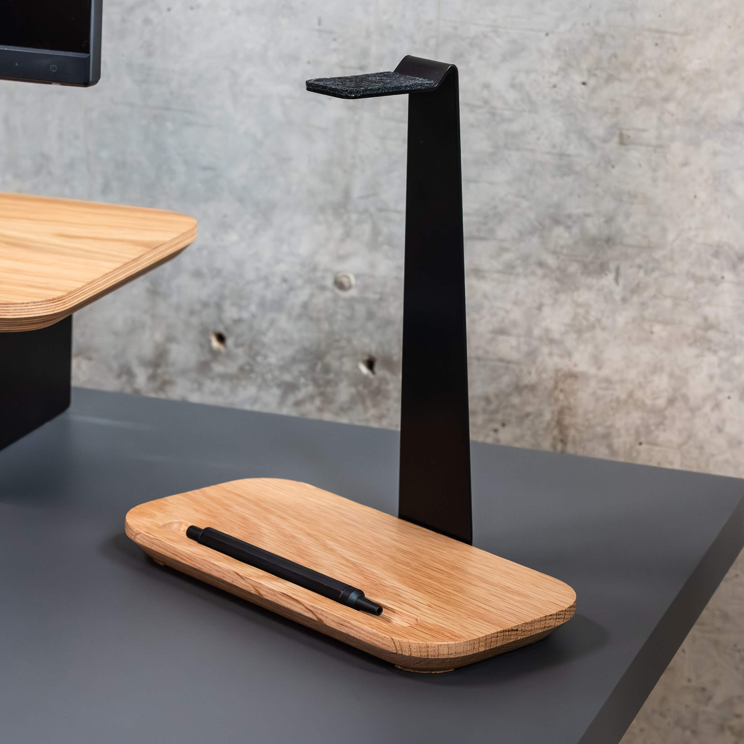 BALOLO, Headphone Holder, Headphone Stand, Setup Cockpit, Monitor Stand, Monitor Riser, Desk Shelf, organized desk, organized workspace, desk setup, work from home, office