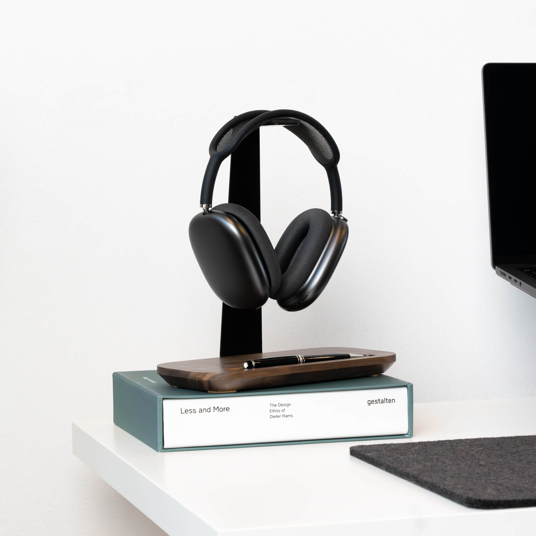 BALOLO, Headphone Holder, Headphone Stand, Setup Cockpit, Monitor Stand, Monitor Riser, Desk Shelf, organized desk, organized workspace, desk setup, work from home, office