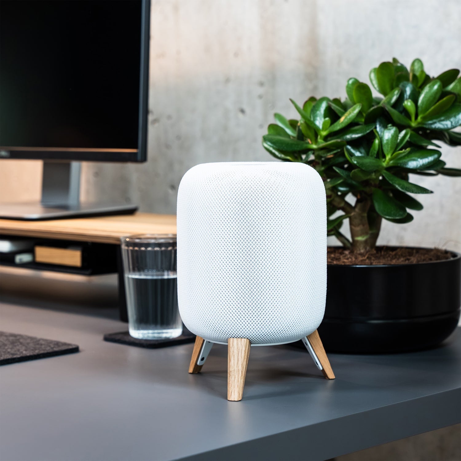 BALOLO, TriPod Max, TriPod, HomePod Ständer, HomePod Halter, Apple HomePod, Apple HomePod Ständer, Schreibtischzubehör, Apple Zubehör, Home Office, Smarthome, Smarthome Zubehör, Smartes Zuhause