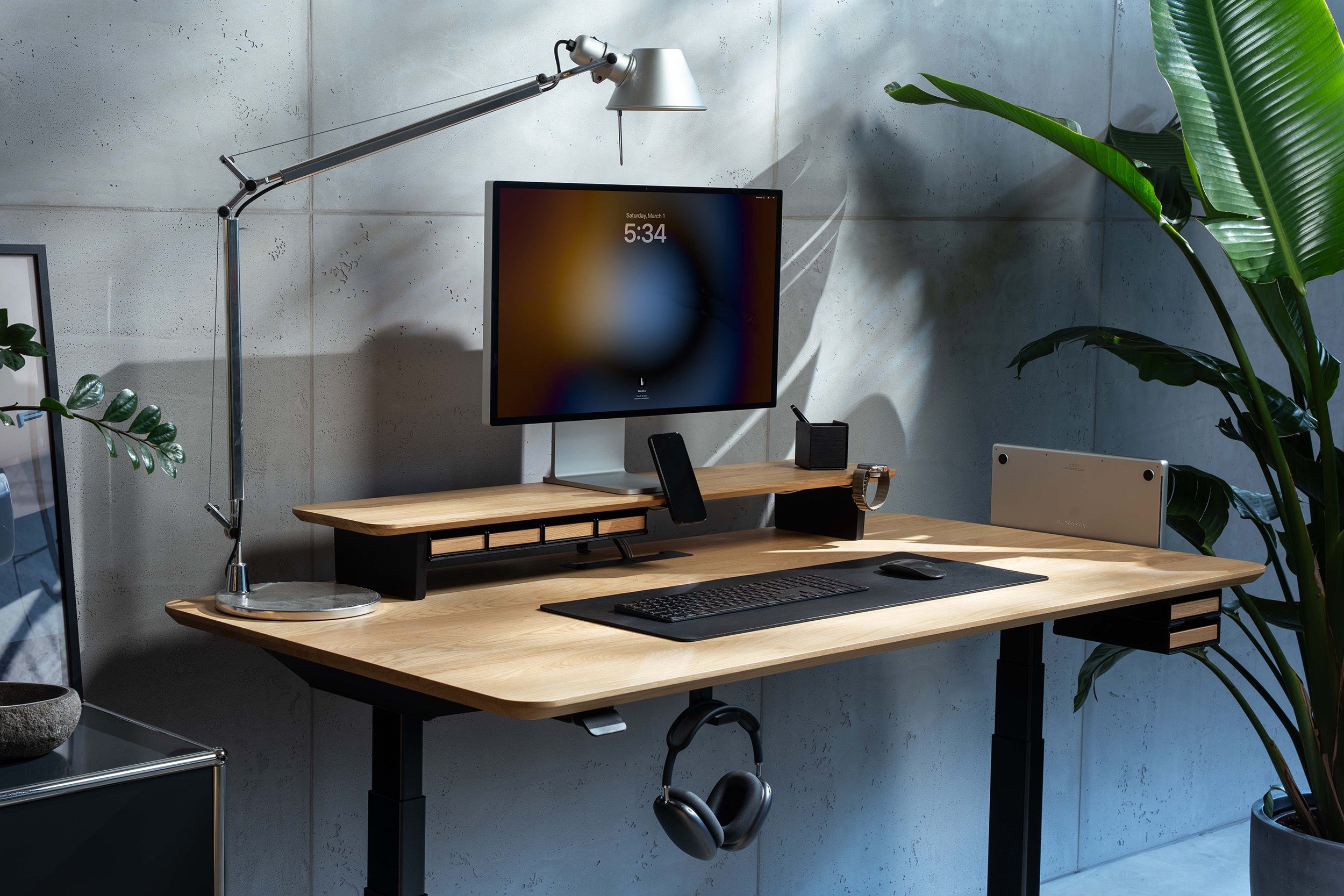 BALOLO, Desk Cockpit, Schreibtisch, Desk, sit standing desk, sitz steh schreibtisch, höhenverstellbarer Schreibtisch, height adjustable desk