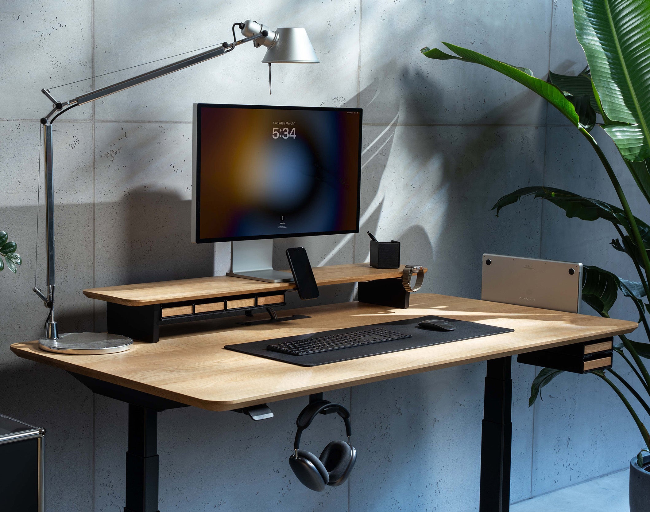 BALOLO, Desk Cockpit, Schreibtisch, Desk, sit standing desk, sitz steh schreibtisch, höhenverstellbarer Schreibtisch, height adjustable desk
