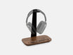 balolo, Kopfhörerhalter Solo, Organizer für Kopfhörer, hochwertiger Kopfhörerhalter, Walnussholz, Kopfhörerständer, headphone stand, headphone organizer, walnut, elegant headphone storage, desk organizer, #material_Amerikanischer Nussbaum