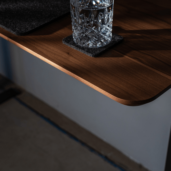 BALOLO, Desk Cockpit, Standing Desk, Stehschreibtisch, Schublade, Tray Set, Schublade für Schreibtisch, Drawer for Desk, Desk Drawer, Home Office, Work from Home, organized workspace, desk setup,  #material_Amerikanischer Nussbaum